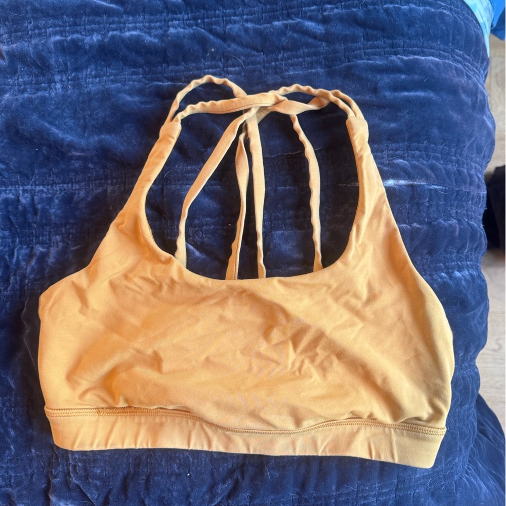 Lululemon Gold Sports Bra - Size 6